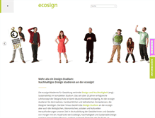 Tablet Screenshot of ecosign.de