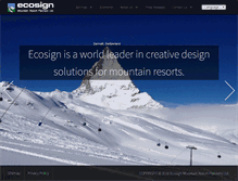 Tablet Screenshot of ecosign.com